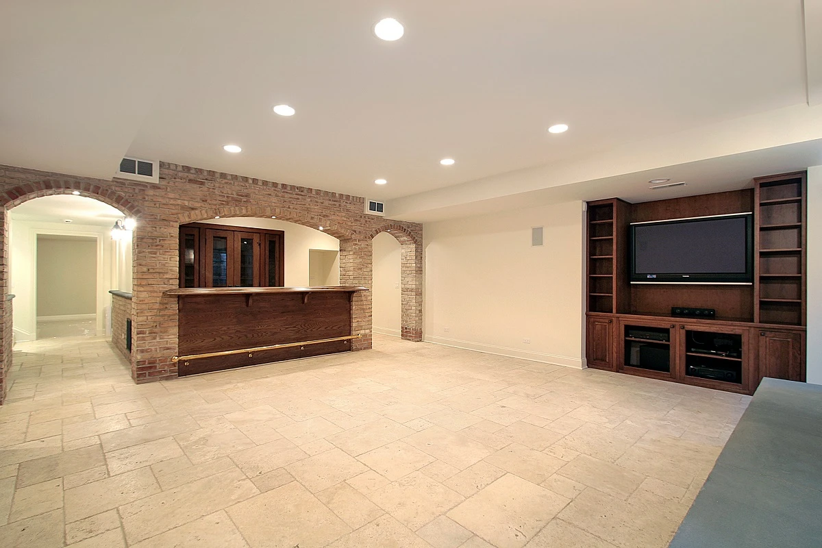 Remodelled Basement | Gibson Home Services